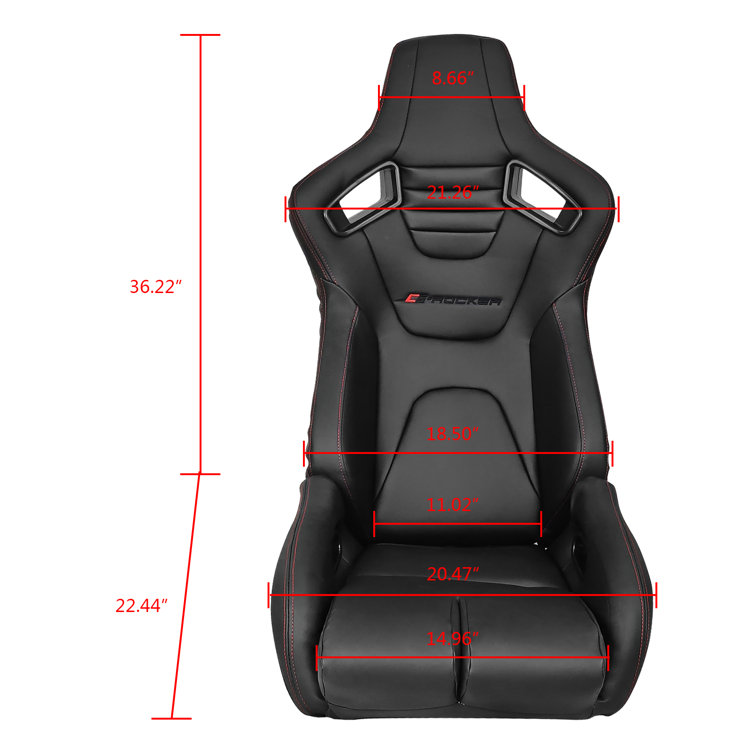 Inbox Zero Reclining Ergonomic PC Racing Game Chair Wayfair